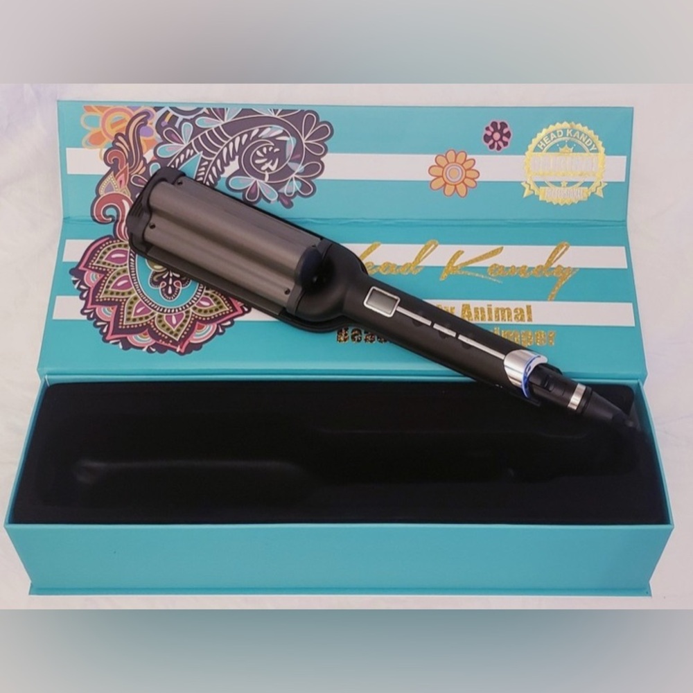HEAD KANDY - Triple Barrel Waver Lightweight Professional Styler with case.🌺🌺